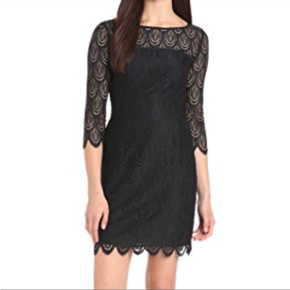 LILLY PULITZER black lace Hera dress - Picture 7 of 14